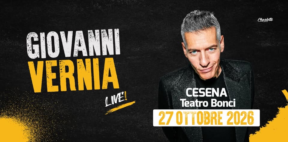Evento Cesena (Fc) – Teatro Bonci, Giovanni Vernia Live Locandina Cesena (Fc) – Teatro Bonci, Giovanni Vernia Live - martedì 27 ottobre ore 21:00 - 23:00