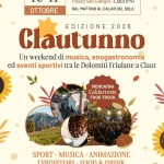 Immagine evento CLAUTUNNO 2026 La festa d’autunno a Claut (PN) 10 e 11 ottobre a Claut CLAUTUNNO 2026 La festa d'autunno a Claut (PN) 10 e 11 ottobre a Claut il 10 ottobre - 11 ottobre 2026