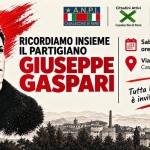 Commemorazione Partigiano Giuseppe Gaspari a Casalecchio di Reno (BO) il 19 settembre 2026