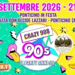 Immagine evento Crazy90s @Ponticino (AR) a Castel Focognano (AR) Crazy90s @Ponticino (AR) a Castel Focognano (AR) il 26 settembre 2026