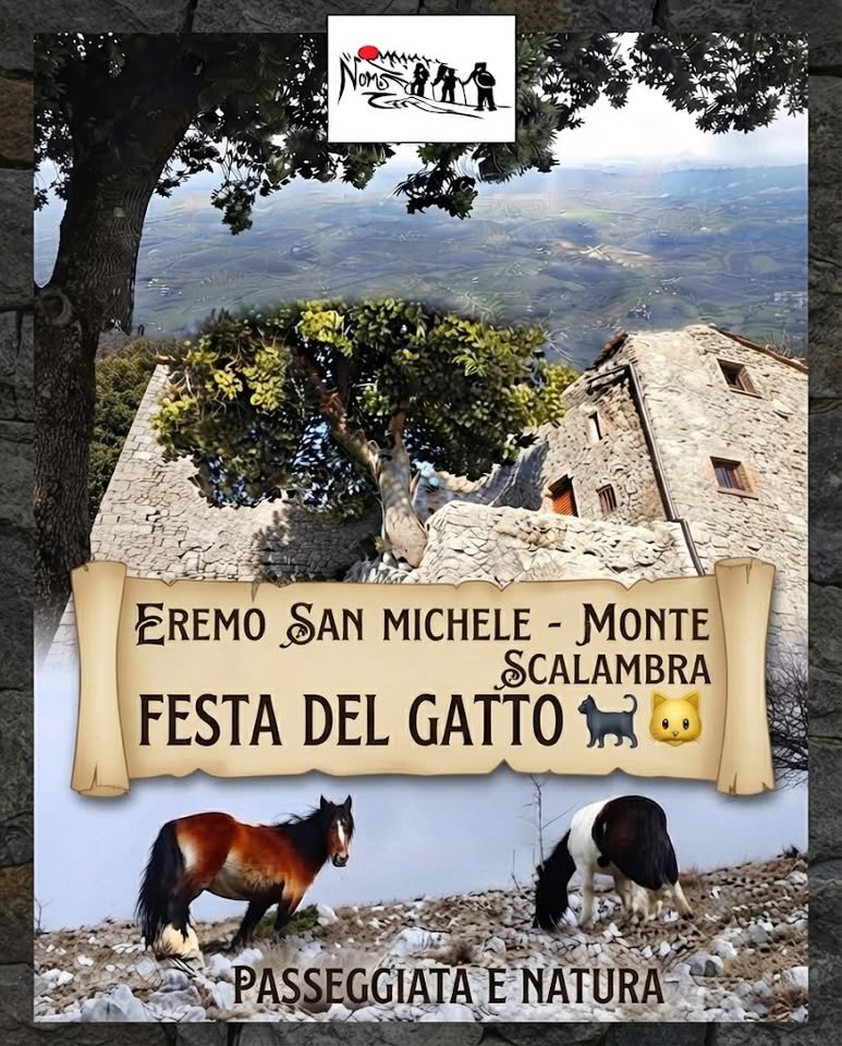 Evento Dall’eremo di San Michele a Monte Scalambra con Nomos trek Locandina Dall’eremo di San Michele a Monte Scalambra con Nomos trek - sabato 12 settembre ore 09:15 - 15:30