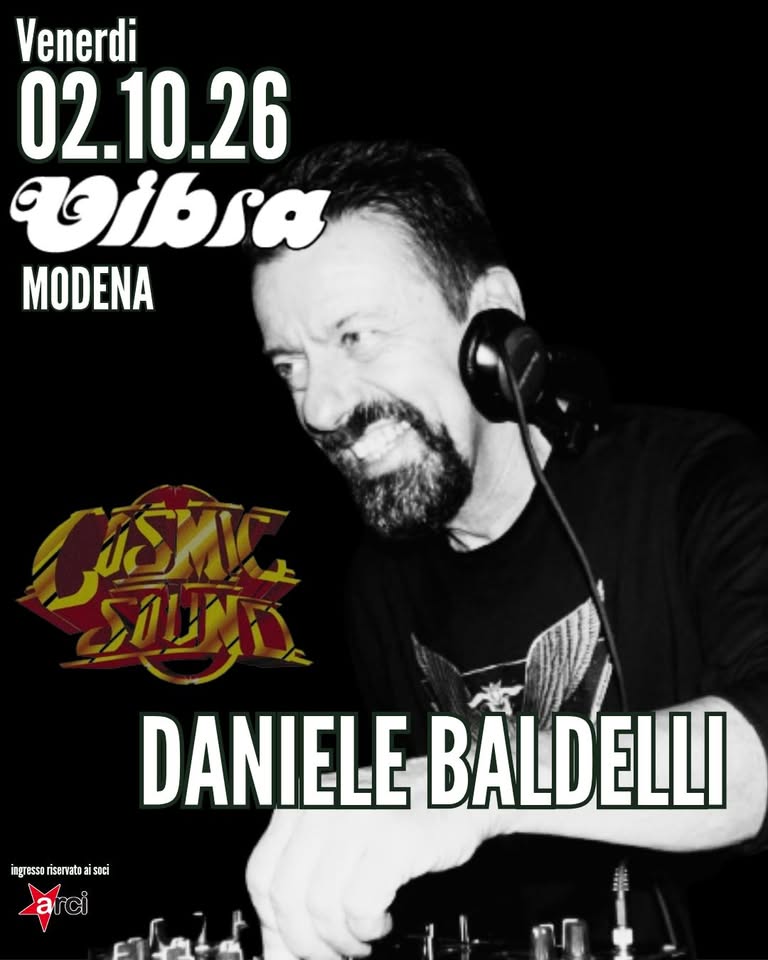 Evento Daniele Baldelli Locandina Daniele Baldelli - venerdì 2 ottobre ore 22:30 - 03:30