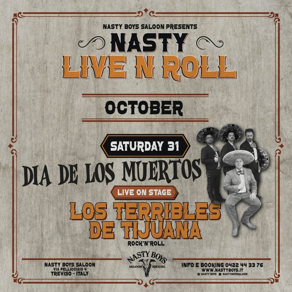 Evento Dia De Los Muertos “Halloween Party” Locandina Dia De Los Muertos “Halloween Party” - sabato 31 ottobre ore 19:00 - 21:00