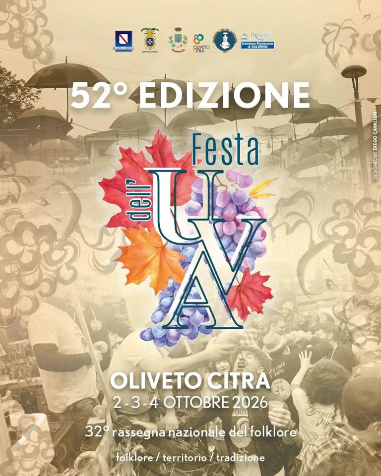Evento Festa dell’Uva 52a Edizione Locandina Festa dell’Uva 52a Edizione - da venerdì 2 ottobre - domenica 4 ottobre 2026 ore 10:00 ore 23:00