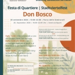 Immagine evento Festa di quartiere Don Bosco – Stadtviertelfest Don Bosco a Bolzano (BZ) May be an illustration of text