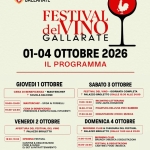 Immagine evento Festival del Vino a Gallarate (VA) Festival del Vino a Gallarate (VA) il 1 ottobre - 4 ottobre 2026