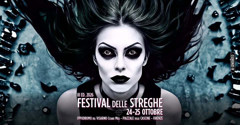 Evento Festival Delle Streghe Original – 24 E 25 Ottobre – Firenze – Ippodromo Del Visarno Locandina Festival Delle Streghe Original – 24 E 25 Ottobre – Firenze – Ippodromo Del Visarno - da sabato 24 ottobre - domenica 25 ottobre 2026 ore 11:00 ore 20:00