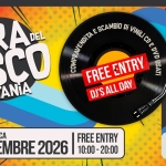 Immagine evento Fiera Del Disco – Catania (Vinile & Cd) a Catania (CT) Fiera Del Disco - Catania (Vinile & Cd) a Catania (CT) il 5 dicembre - 6 dicembre 2026