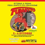 Immagine evento Fiera del Fumetto – Euro Torri (PR) a Parma (PR) May be pop art of text