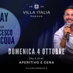 Immagine evento Francesco Capodacqua in BARCHESSA – Sunday Live Show – Villa Italia Padova a Padova (PD) Francesco Capodacqua in BARCHESSA - Sunday Live Show - Villa Italia Padova a Padova (PD) il 4 ottobre 2026