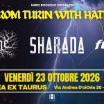 Immagine evento From Turin With Hate W – Splene Sharada Freva Capolinea Ex Taurus (Ciriè) From Turin With Hate W - Splene Sharada Freva Capolinea Ex Taurus (Ciriè) il 23 ottobre 2026