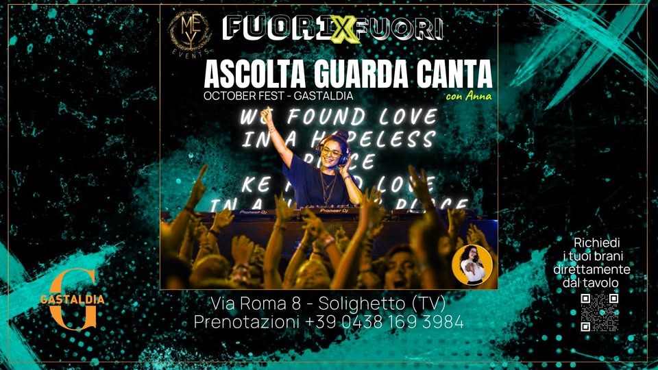Evento FuoriLaVoce Sab. 26.09 Canta&Balla GASTALDIA Solighetto Locandina FuoriLaVoce Sab. 26.09 Canta&Balla GASTALDIA Solighetto - sabato 26 settembre ore 21:45 - 23:45