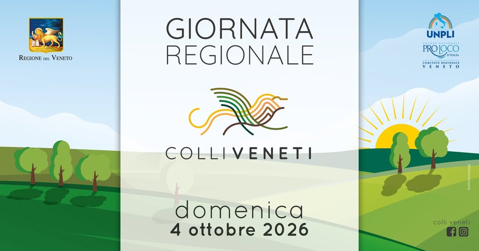 Evento Giornata Regionale per i Colli Veneti Locandina Giornata Regionale per i Colli Veneti - domenica 4 ottobre ore 10:00 - 17:00