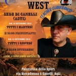 Immagine evento GIOVEDI 1 OTTOBRE corsi lezioni di ballo country OLD WILD WEST – Palazzetto dello Sport CANELLI AT a Canelli (AT) GIOVEDI 1 OTTOBRE corsi lezioni di ballo country OLD WILD WEST - Palazzetto dello Sport CANELLI AT a Canelli (AT) il 1 ottobre 2026