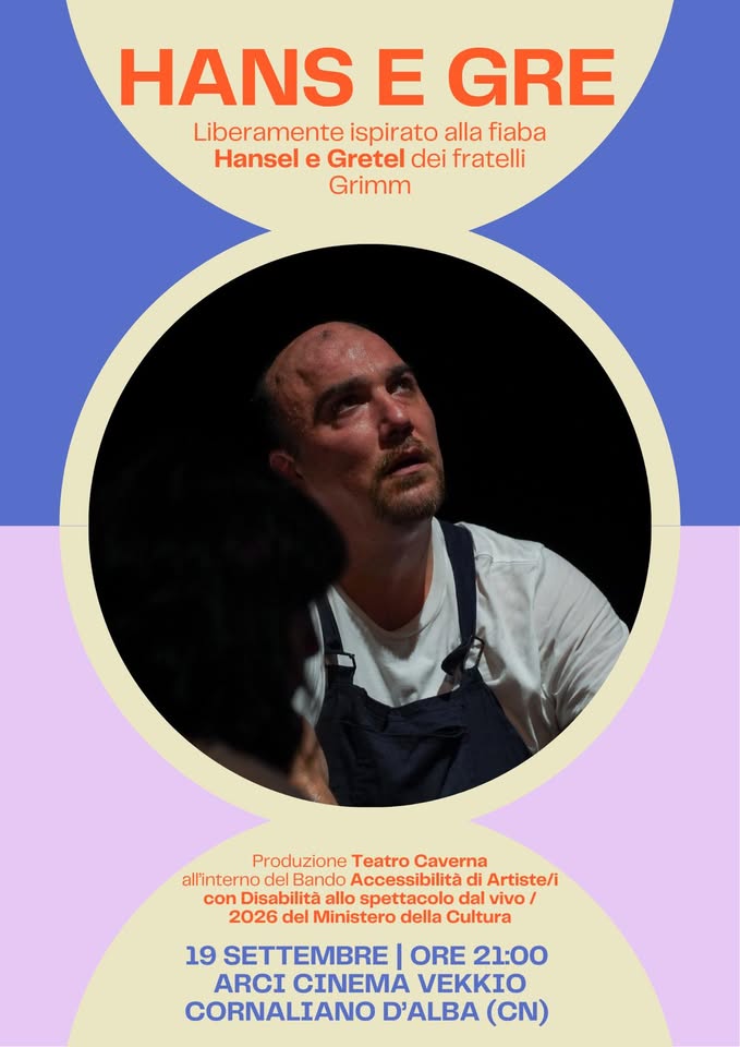 Evento Hans e Gre – Spettacolo teatrale – Teatro Caverna Locandina Hans e Gre – Spettacolo teatrale – Teatro Caverna - sabato 19 settembre ore 21:00 - 23:00