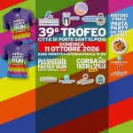 Immagine evento Happy Run In Pse 2026 39° Trofeo Città Di Porto Sant’elpidio 10 Km a Porto Sant’Elpidio (FM) May be pop art of text that says 'G EDIRAZIONE DEATLETICA ITALIANA ЛфaлH HAPPY RUN PESSUPA 000 CONI 日.. คร้อดารั่งที่อรสณ HAPPY RUN 使間保信U門A RISTORO PNAR FINALE PASTA 39° TROFEO di PESCE PARTY con PRIMI DI PORTO SANT'ELPIDIO DOMENICA 11 OTTOBRE 2026 GARA PODISTICA INTERNAZIONALE 10 KM PASSEGGIATA CORSASui FAMILYRUN TACCHIa TACCHIaSPILLO SPILLO LUDICO-MOTORIA 4KM 100 Milisana GIORGIOMARE HORIZON GIORGIOMARE Milivina'