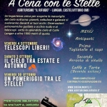 Immagine evento Il cielo tra Estate e Autunno A Cena con le Stelle a Castel Vittorio (IM) Il cielo tra Estate e Autunno A Cena con le Stelle a Castel Vittorio (IM) il 3 ottobre 2026