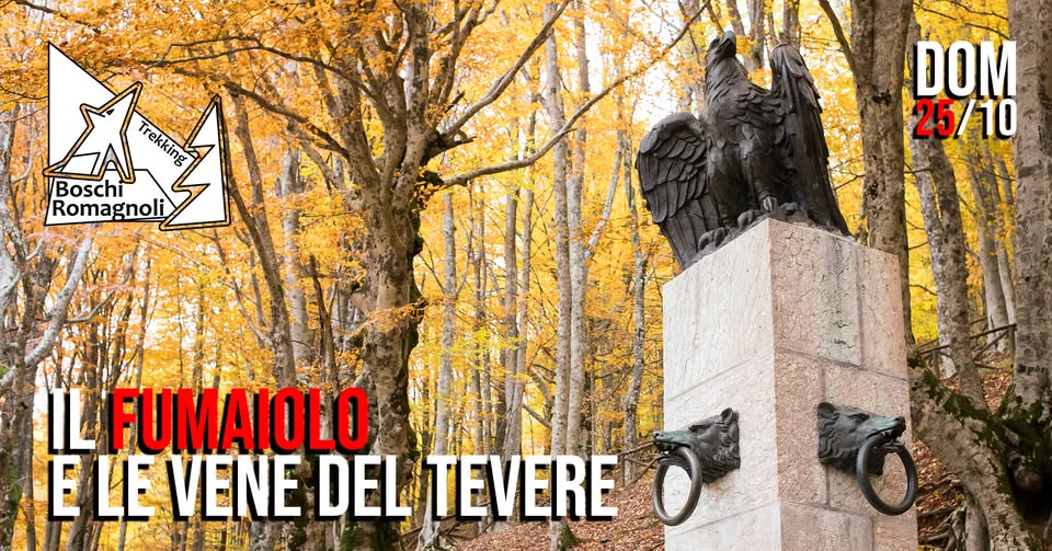 Evento Il Fumaiolo e le Vene del Tevere Locandina Il Fumaiolo e le Vene del Tevere - domenica 25 ottobre ore 09:30 - 11:30