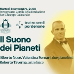 Immagine evento IL SUONO DEI PIANETI – 44° Festival Internazionale di Musica di Portogruaro a Portogruaro (VE) IL SUONO DEI PIANETI - 44° Festival Internazionale di Musica di Portogruaro a Portogruaro (VE) il 8 settembre 2026