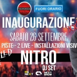 Immagine evento Inaugurazione Fuori Orario – 4 Piste, 20 Dj – Locale Rinnovato – Nitro Rumpled Live a Gattatico Inaugurazione Fuori Orario - 4 Piste, 20 Dj - Locale Rinnovato - Nitro Rumpled Live a Gattatico il 26 settembre 2026