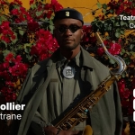 Immagine evento Isaiah Collier “Plays Coltrane” a Cormons May be a graphic of trumpet, clarinet, saxophone and text that says "22-10-2026 H 21:30 Teatro Comunale Cormòns (GO) CIN WS Isaiah Collier Plays Coltrane වරළි שחוש URGO OCACC"
