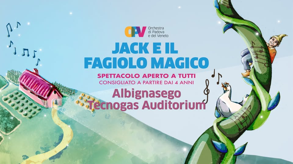 Evento Jack e il fagiolo magico – Albignasego Locandina Jack e il fagiolo magico – Albignasego - domenica 11 ottobre ore 17:00 - 19:00
