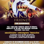 Immagine evento Jackson Friends The Experience a Barcellona Pozzo di Gotto (ME) Jackson Friends The Experience a Barcellona Pozzo di Gotto (ME) il 19 dicembre 2026