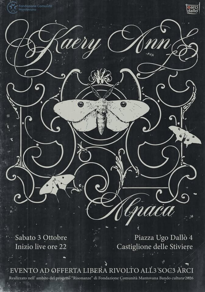 Evento Kæry Ann A – Lpaca Locandina Kæry Ann A – Lpaca - sabato 3 ottobre ore 22:00 - 00:00