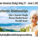 Immagine evento KRI L2 AUTHENTIC RELATIONSHIPS in Italy with Shiv Charan Singh – Jiwan Shakti Kaur – Ravijit Kaur a San Venanzo (TR) KRI L2 AUTHENTIC RELATIONSHIPS in Italy with Shiv Charan Singh - Jiwan Shakti Kaur - Ravijit Kaur a San Venanzo (TR) il 27 maggio maggio - 1 giugno 2027