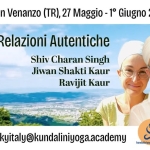 Immagine evento KRI L2 RELAZIONI AUTENTICHE con Shiv Charan Singh – Jiwan Shakti Kaur – Ravijit Kaur a San Venanzo (TR) KRI L2 RELAZIONI AUTENTICHE con Shiv Charan Singh - Jiwan Shakti Kaur - Ravijit Kaur a San Venanzo (TR) il 27 maggio maggio - 1 giugno 2027