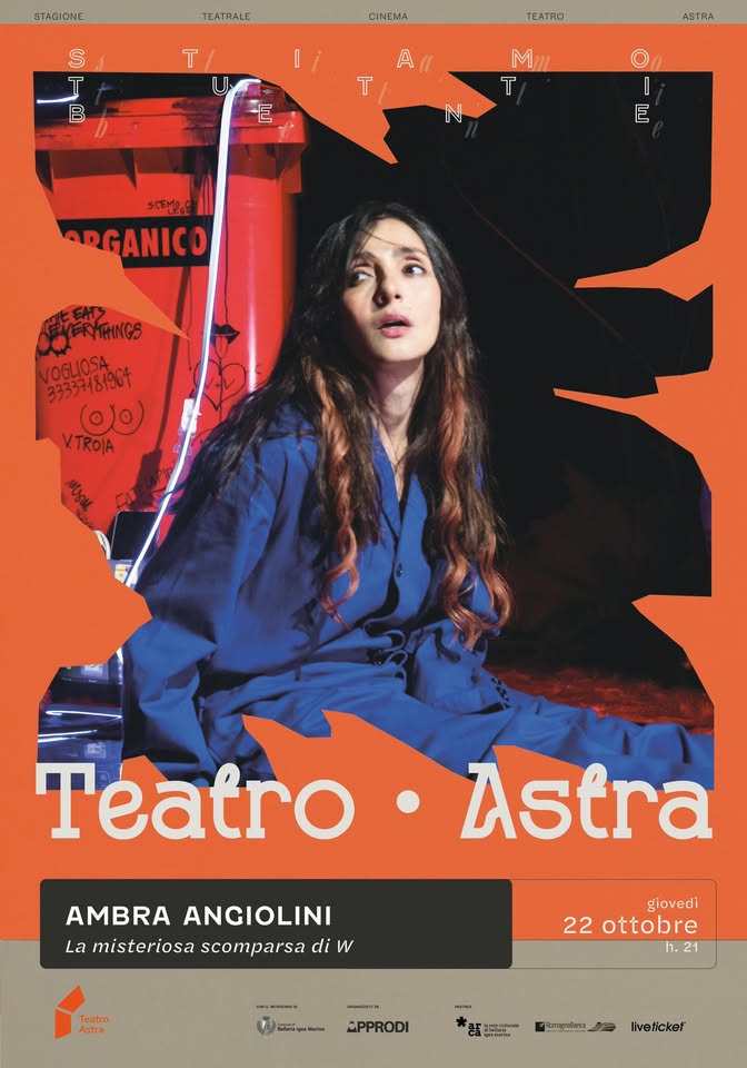 Evento La Misteriosa Scomparsa Di W Ambra Angiolini Locandina La Misteriosa Scomparsa Di W Ambra Angiolini - giovedì 22 ottobre ore 21:00 - 23:00