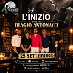 Immagine evento L’inizio – Biagio Antonacci Tribute Band a Matera (MT) L'inizio - Biagio Antonacci Tribute Band a Matera (MT) il 25 settembre 2026