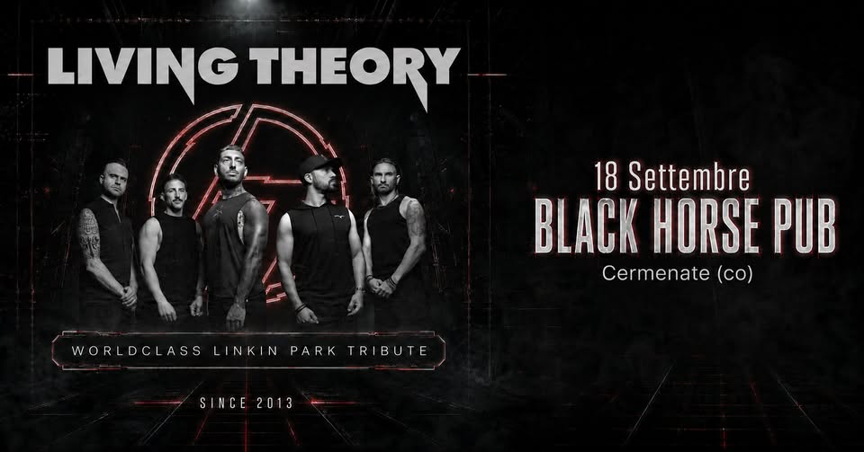 Evento Linkin Park night – Living Theory Locandina Linkin Park night – Living Theory - venerdì 18 settembre ore 22:30 - 00:30