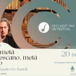 Immagine evento “Liszt metà francescano, metà zigano” Concerto per pianoforte con il M° Sandro Ivo Bartoli a Forte dei Marmi (LU) May be a graphic of text that says 'CECI N'EST CECIN'ESTPAS PAS UN FESTIVAL Orchestra presenta Liszt: metà francescano. metà zigano Recital di Sandro Ivo Bartoli Musiche diF. Liszt, t.L MusichediF.Liszt,LFialdini Fialdini Direzione arti isica cura di Luca Fialdini 20sett17 17 20 sett ש"ו) Villa Bertelli Via Giuseppe Mazzini 200, Forte dei GiuseppeMozinl200FfrtodiM Marmi ABERTELU conlcontributo FO.EL'