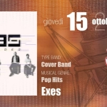 Immagine evento Live Music Giovedì 15 Ottobre “EXES” Party Band a Roveredo in Piano May be a graphic of text that says 'E35 RELOADED o ٨ ป R 在 จ عین giovedì 15 ottobre 26 26 Live Musie TYPE BAND: Cover CoverBand Band MUSICAL MUSICALGENRE: GENRE: Pop Hits Exes LINCE ONE THE GAMMON Aleo &Oule おゃ2 Phursday'