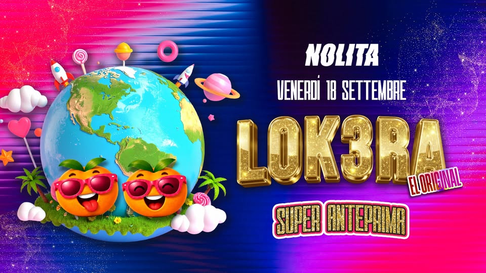 Evento Lok3Ra – Super Anteprima Venerdì 18 Settembre Locandina Lok3Ra – Super Anteprima Venerdì 18 Settembre - venerdì 18 settembre ore 22:00 - 00:00