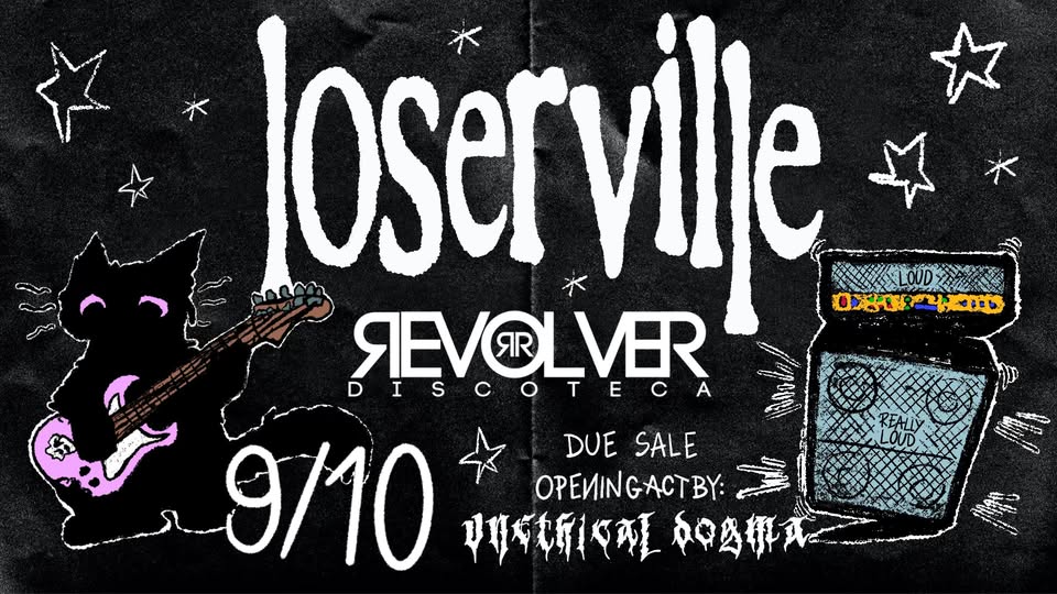 Evento Loserville Unethical Dogma Locandina Loserville Unethical Dogma - venerdì 9 ottobre ore 21:00 - 23:00