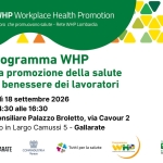 Immagine evento Luoghi di lavoro che promuovono salute – Rete WHP Lombardia a Gallarate (VA) Luoghi di lavoro che promuovono salute - Rete WHP Lombardia a Gallarate (VA) il 18 settembre 2026