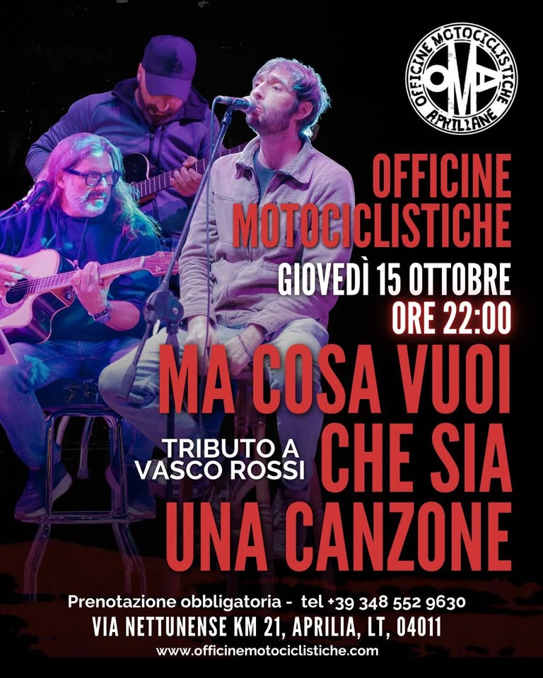 Evento Ma cosa vuoi che sia una canzone Locandina Ma cosa vuoi che sia una canzone - giovedì 15 ottobre ore 21:30 - 23:30