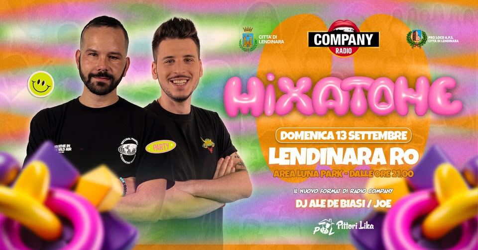 Evento Mixatone – Lendinara Ro Locandina Mixatone – Lendinara Ro - domenica 13 settembre ore 21:00 - 23:00