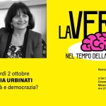 Immagine evento NADIA URBINATI – Verità e democrazia? a Misano Adriatico (RN) NADIA URBINATI - Verità e democrazia? a Misano Adriatico (RN) il 2 ottobre 2026