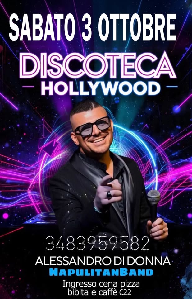 Evento Napulitan Band live – Hollywood Salzano Locandina Napulitan Band live – Hollywood Salzano - sabato 3 ottobre ore 20:30 - 22:30