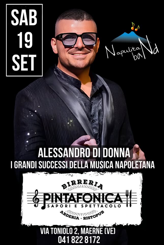 Evento Napulitanband Pintafonica Maerne Locandina Napulitanband Pintafonica Maerne - sabato 19 settembre ore 21:30 - 23:55