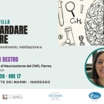 Immagine evento Neuroscienze in villa “Quando guardare diventa fare” con Maddalena Fabbri Destro a Forte dei Marmi (LU) May be a doodle of text