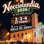 Immagine evento Nocciolandia “La festa della Nocciola” a Aiello del Sabato (AV) Nocciolandia "La festa della Nocciola" a Aiello del Sabato (AV) il 2 ottobre - 4 ottobre 2026