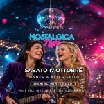 Immagine evento Nostalgica Night l Madlén l 17.10.26 Winter Opening Show a Trissino (VI) Nostalgica Night l Madlén l 17.10.26 Winter Opening Show a Trissino (VI) il 17 ottobre 2026