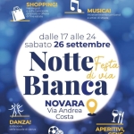 Immagine evento Notte bianca di via Andrea Costa a Novara (NO) Notte bianca di via Andrea Costa a Novara (NO) il 26 settembre 2026
