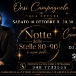 Immagine evento Oasi Campagnola Eventi Sabato10Ottobre – h.20.30 NOTTE DELLE STELLE 80 – 90 live Cesare Bertolucci a Mareno di Piave (TV) Oasi Campagnola Eventi Sabato10Ottobre - h.20.30 NOTTE DELLE STELLE 80 - 90 live Cesare Bertolucci a Mareno di Piave (TV) il 10 ottobre 2026