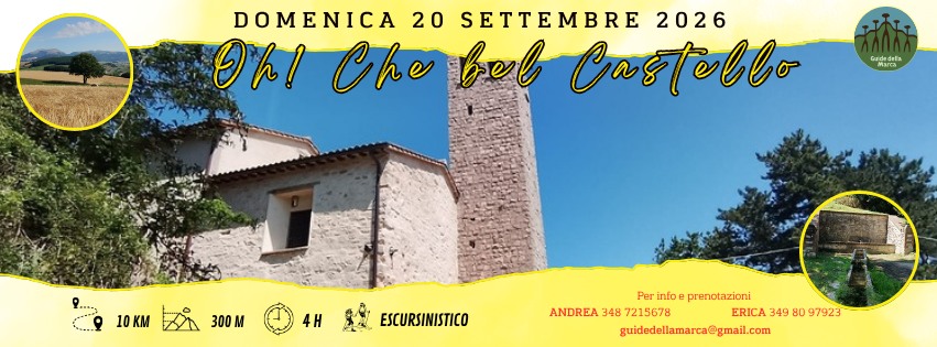 Evento Oh! Che Bel Castello Locandina Oh! Che Bel Castello - domenica 20 settembre ore 09:30 - 11:30