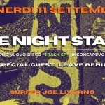 Immagine evento One Night Stand Leave Behind – Surfer Joe a Livorno (LI) One Night Stand Leave Behind - Surfer Joe a Livorno (LI) il 11 settembre 2026